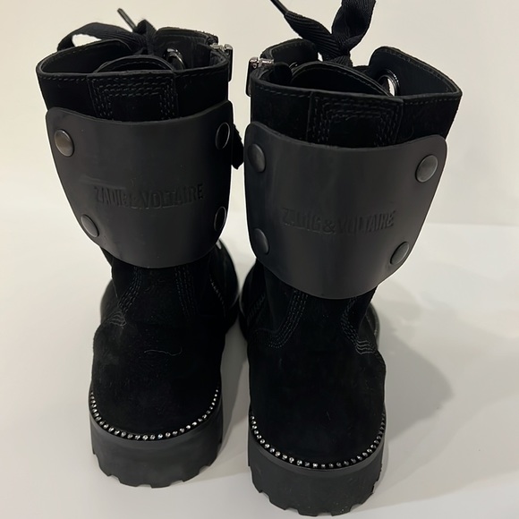 ZADIG&VOLTAIRE & Voltaire leather combat boots size 39 - Picture 4 of 7